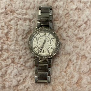 Michael Kora Silver Watch